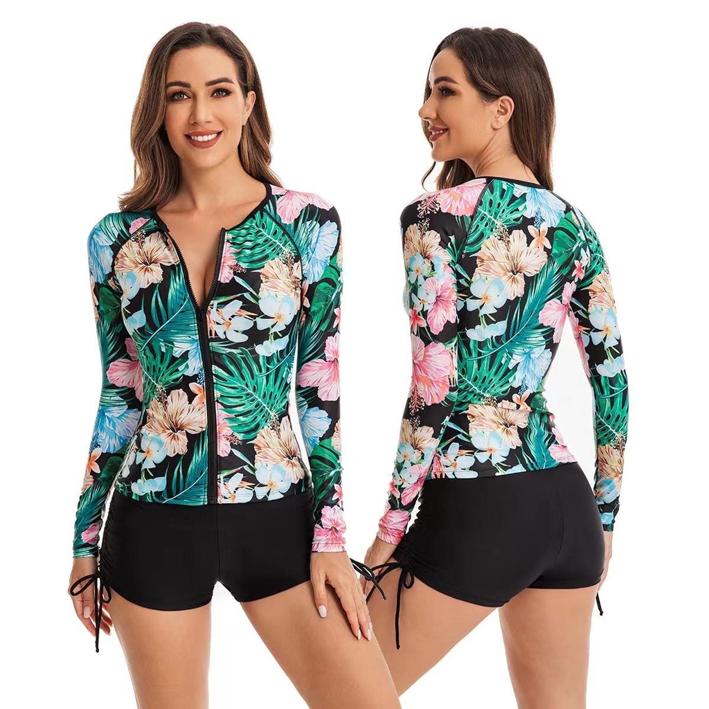 Jual Olan Rashguard Bikini Woman Premium Boxer
