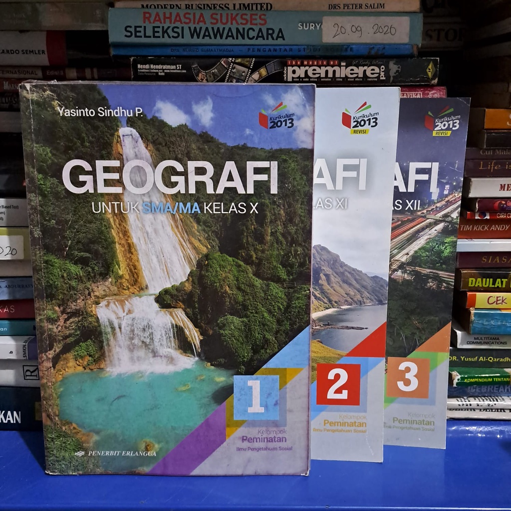 Jual BUKU BEKAS ORIGINAL GEOGRAFI KELAS 1 2 3 SMA KURIKULUM 2013 REVISI