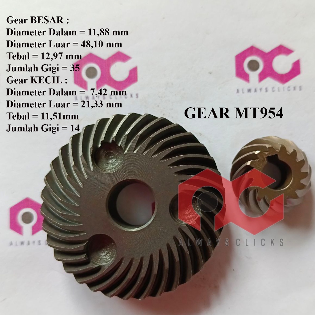 Jual Gear Gigi Nanas Gerinda Maktec Mt Shopee Indonesia