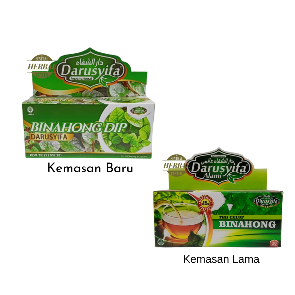 Jual Teh Celup Herbal Binahong Darusyifa Kantong Teh Celup Yacon Fit