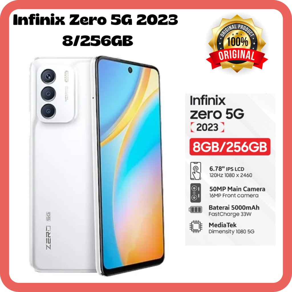 Jual Infinix Zero 5G 2023 8 256GB RAM 8GB 5GB Extend Garansi Resmi