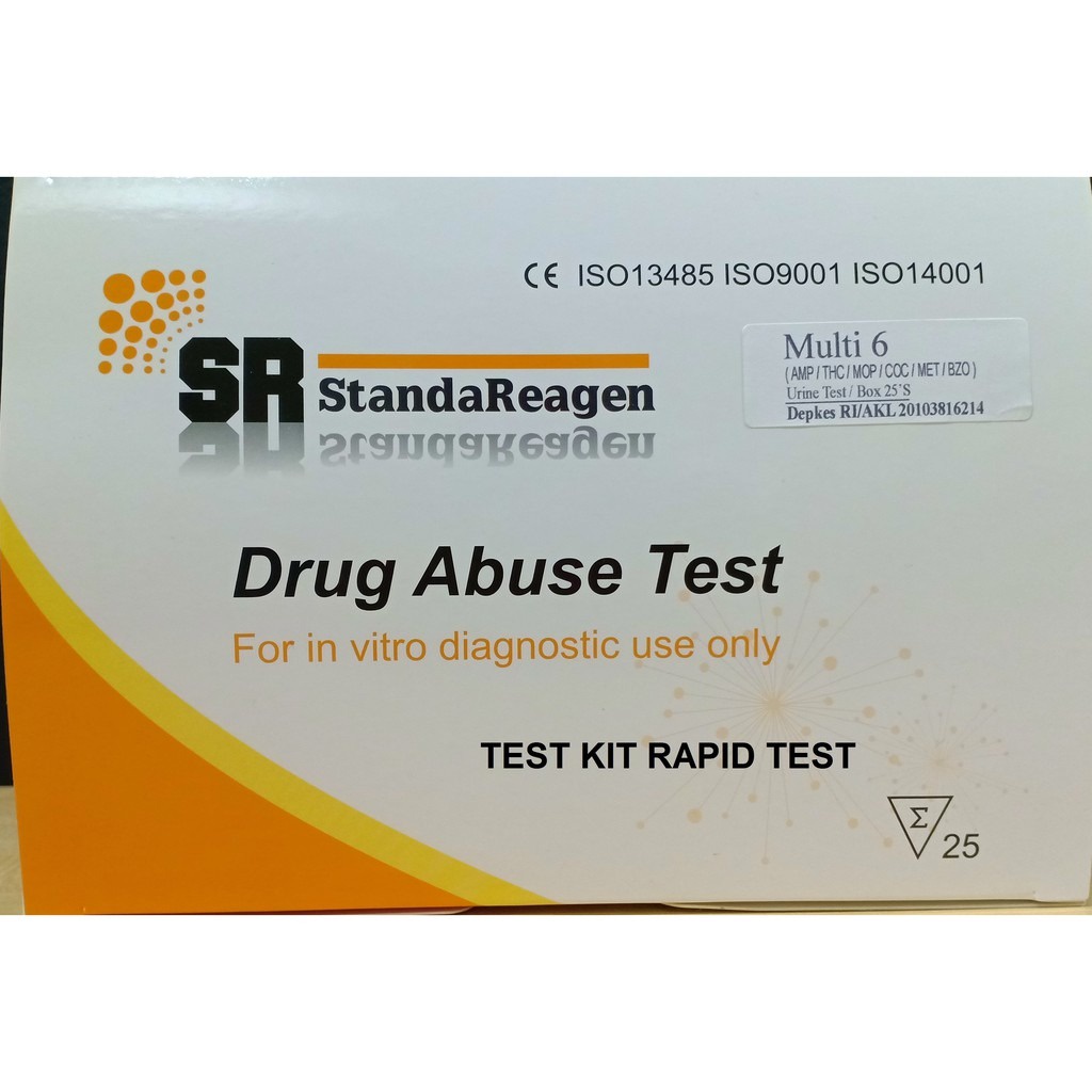 Jual Alat Tes Narkoba 6 Parameter Standareagen Alat Test Narkoba DRUG