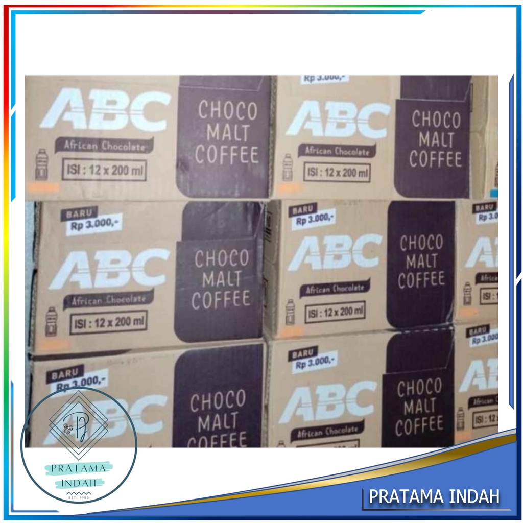 Jual Kopi Susu Abc African Choco Malt Cofee Botol Pet Ml