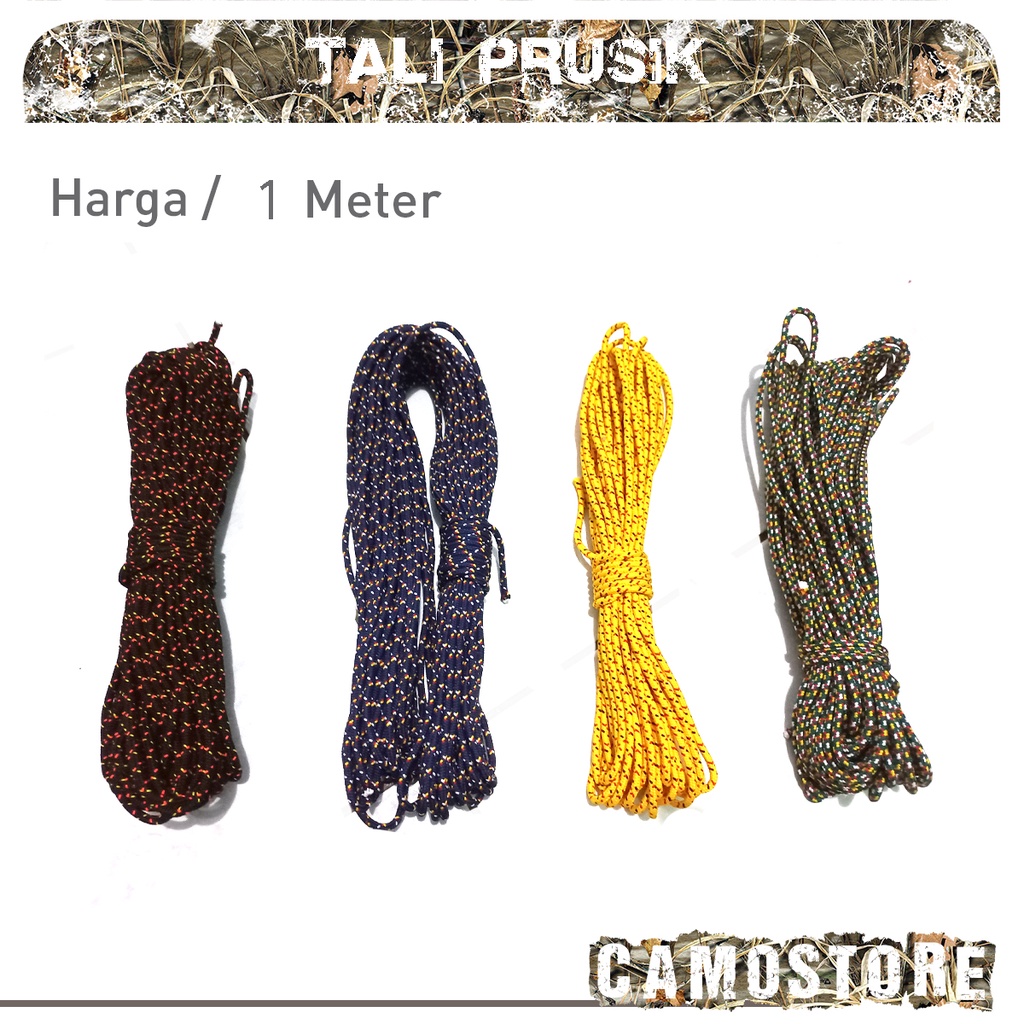 Jual Tali Prusik 3mm Harga PERMETER Shopee Indonesia