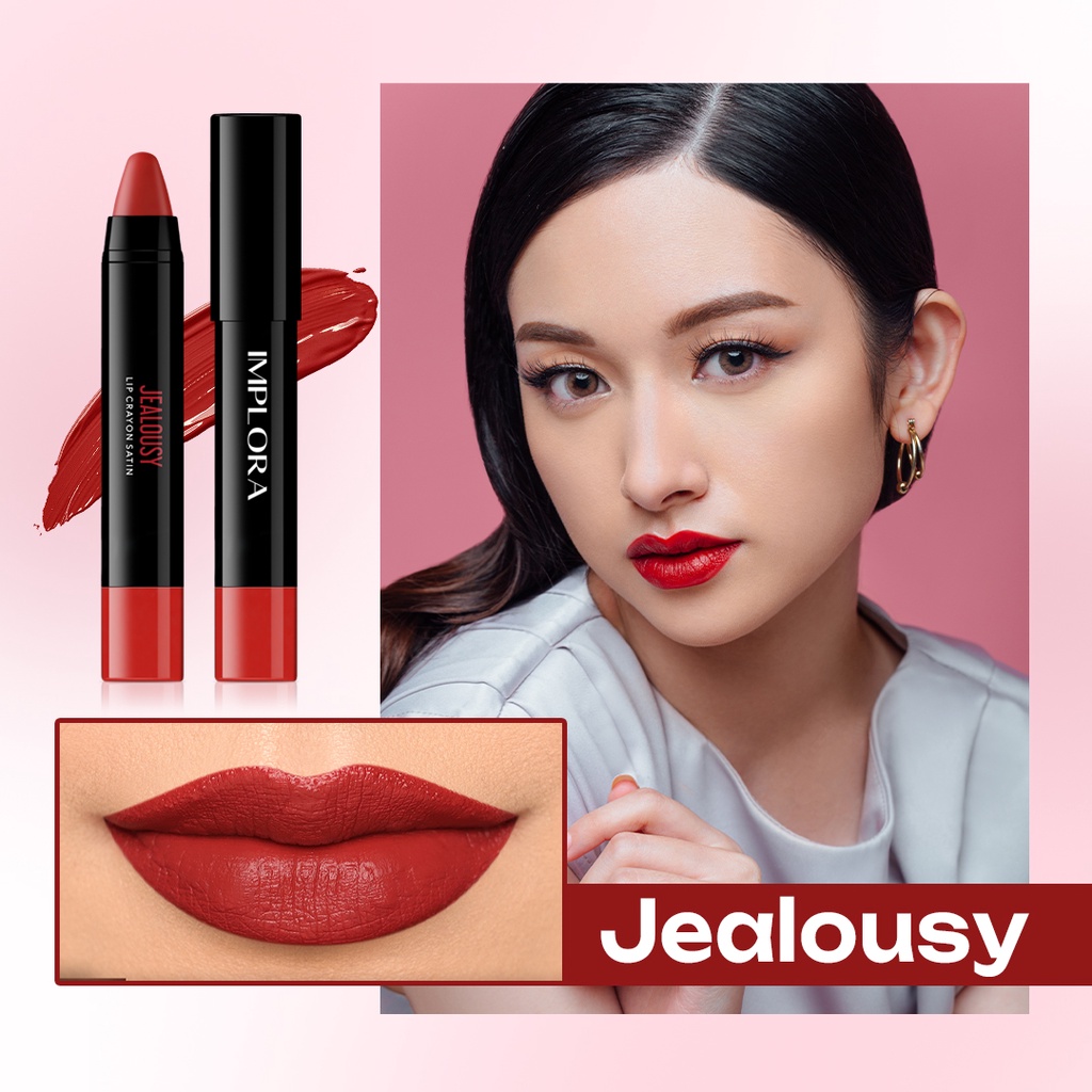 Jual Implora Lip Crayon Satin Shopee Indonesia