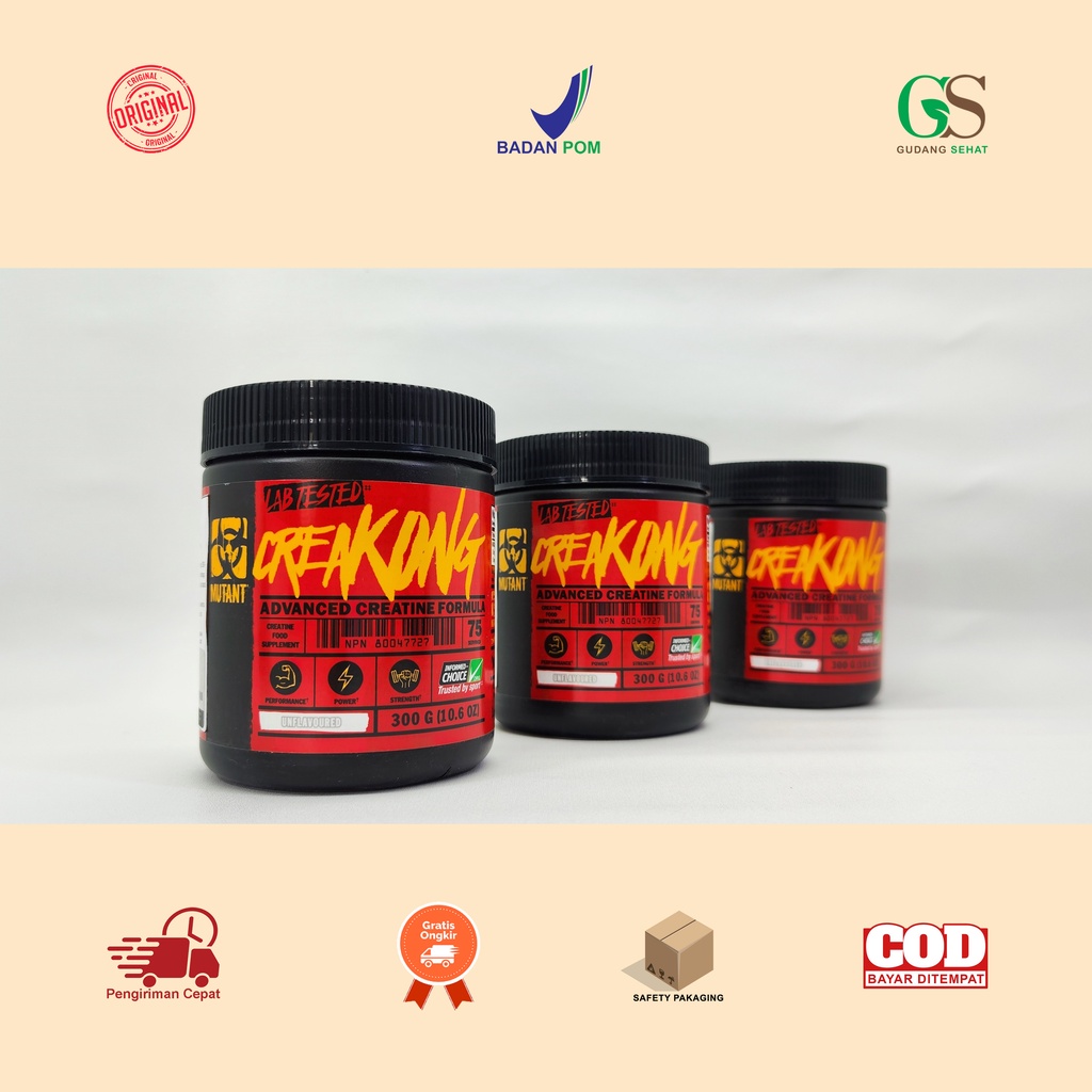 Jual Manado Mutant Creakong Gram Serving Creatine Bubuk Shopee