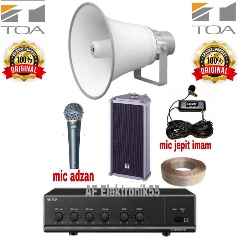 Jual Paket Sound System Toa Masjid Atau Mushola Speaker Toa Original