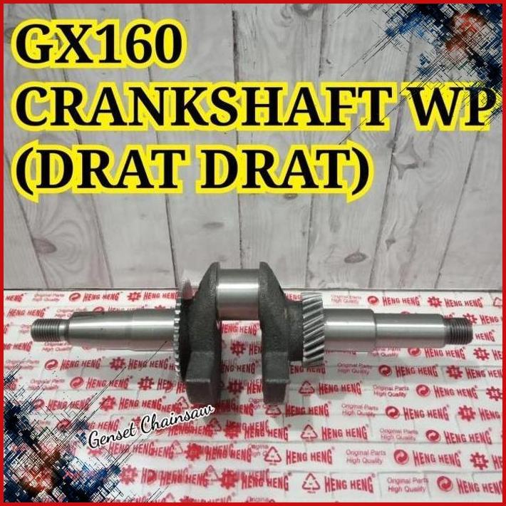 Jual TOKOS GX160 Crankshaft WP Drat Drat Kro As Kruk Crank Shaft