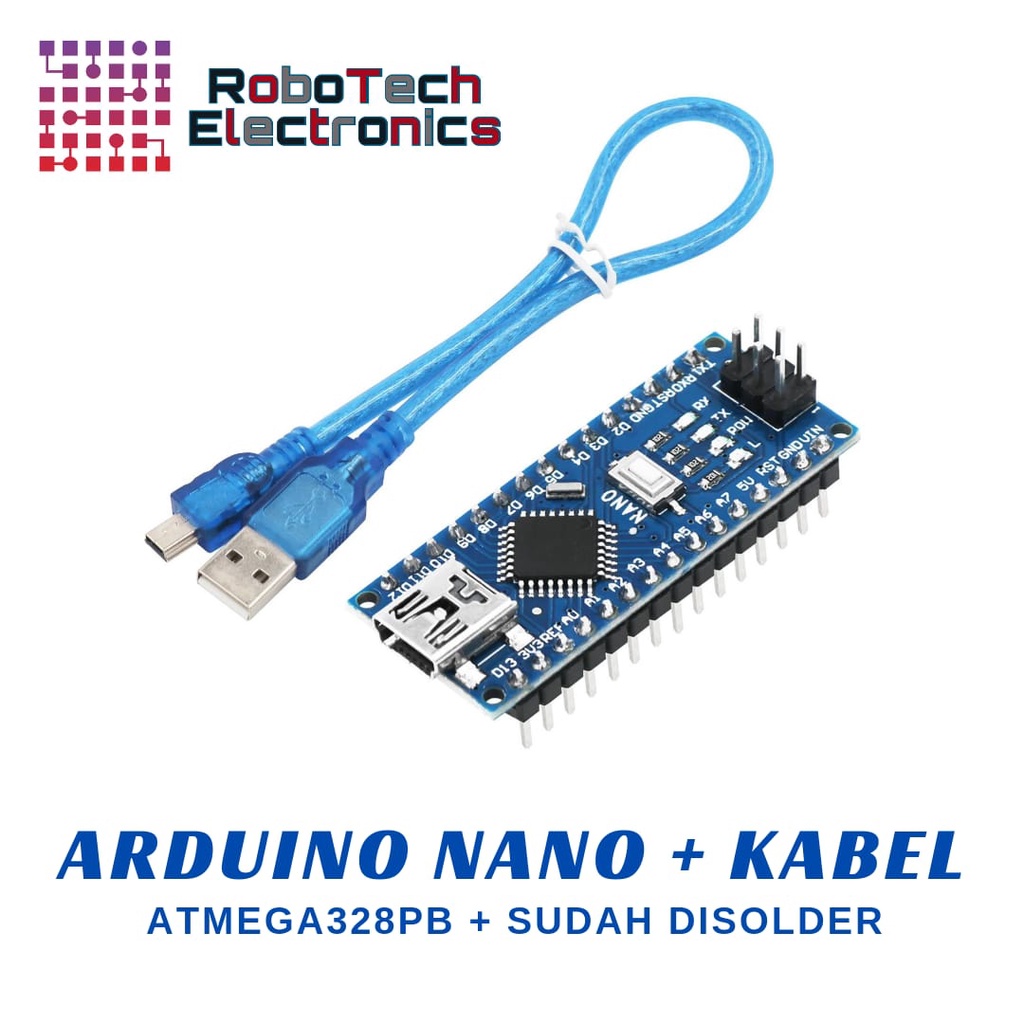 Jual Arduino Nano V Atmega Pb Ch Free Kabel Usb Sudah