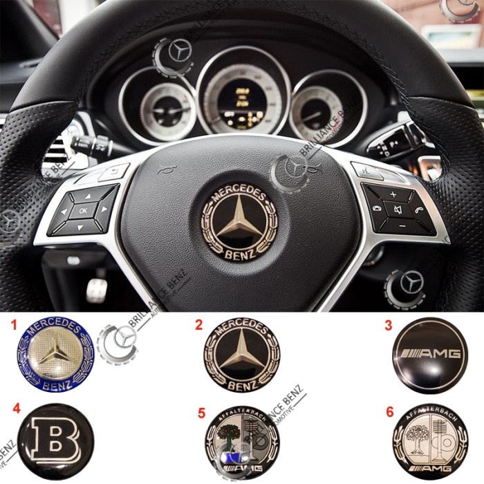 Jual Emblem Setir Stir Steer Mm Mercedes Benz Amg Car Steering Wheel