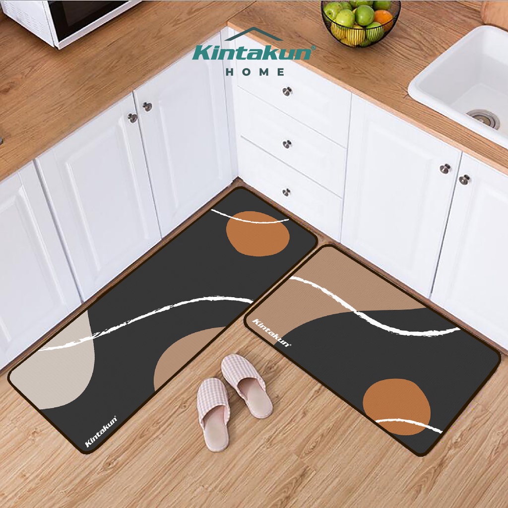 Jual Kintakun Home Kitchen Mat Keset Dapur 2in1 Anti Slip 40x120cm