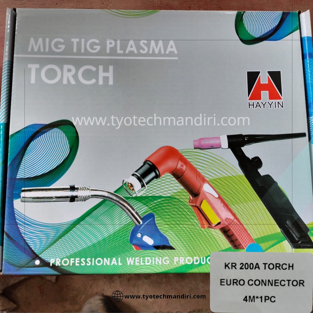 Jual MIG TORCH PANA 200 Euro Connector 4 METER Hayyin Shopee