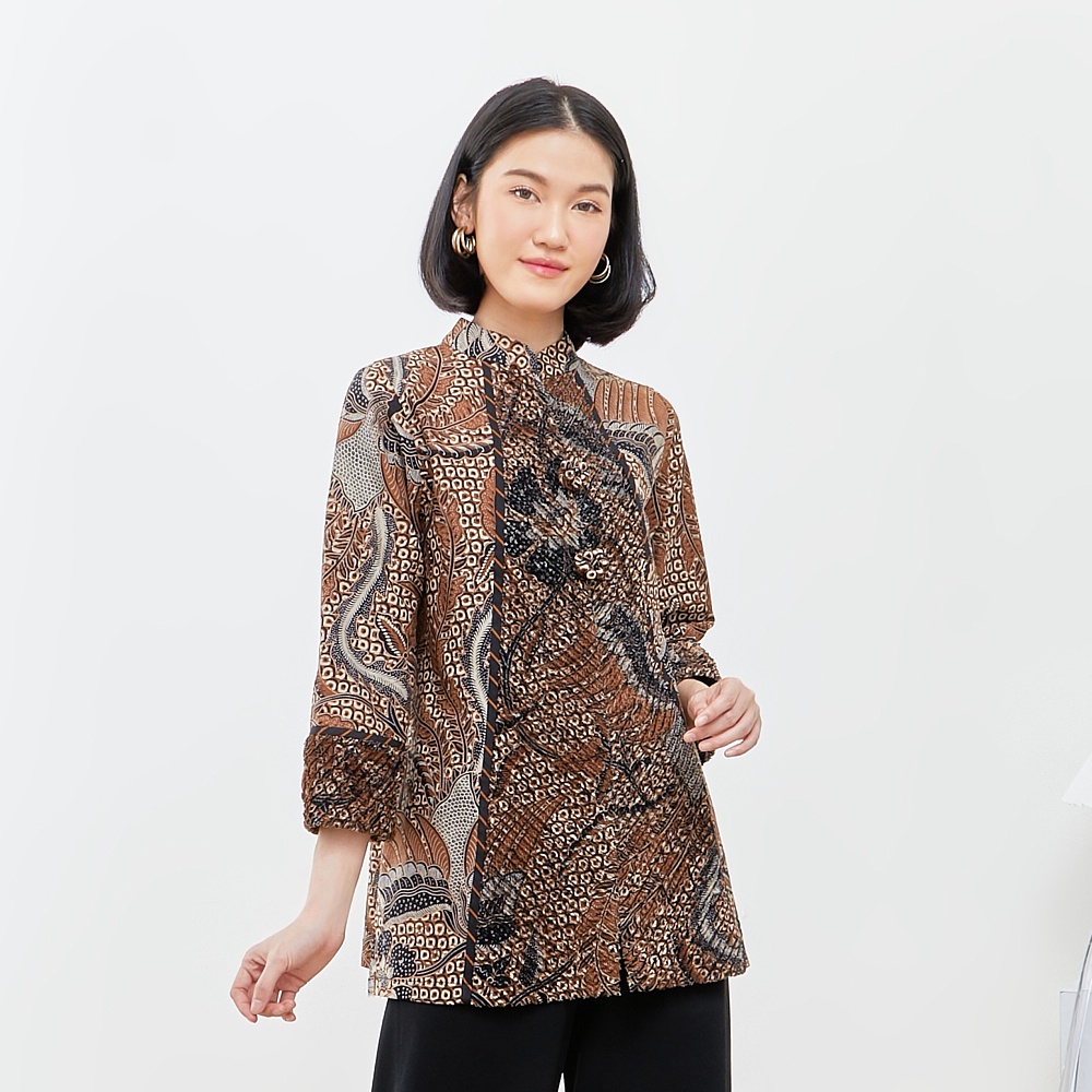 Jual Nona Rara Kinanti Sogan Rmb T Baju Batik Kasual Modern