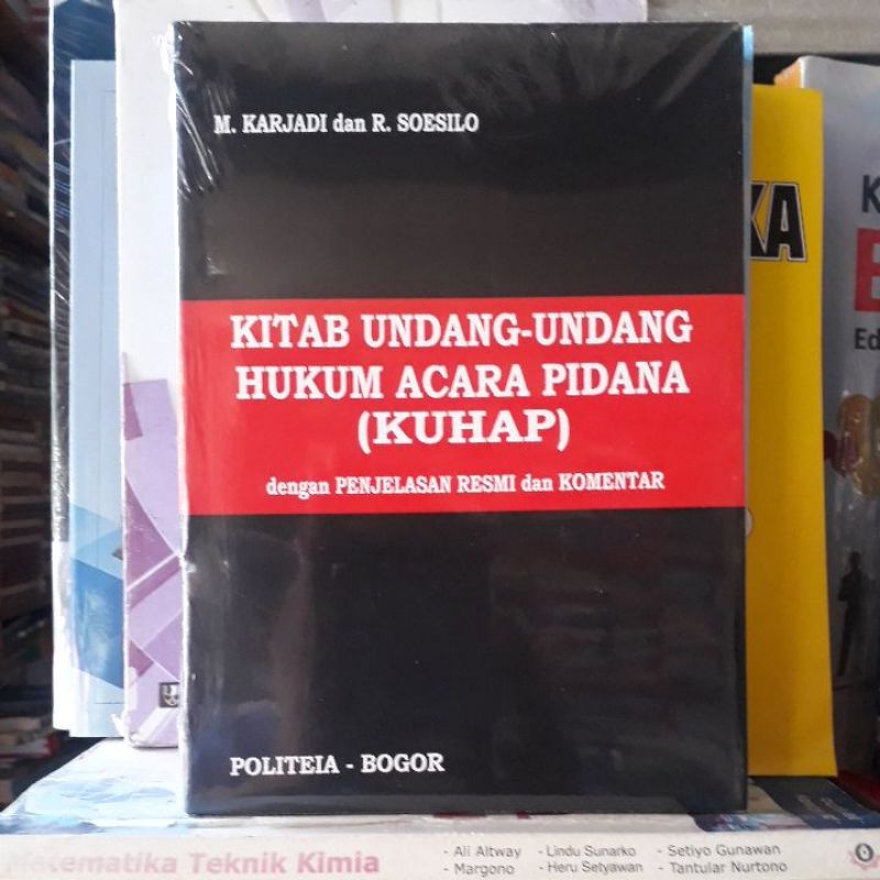 Jual KITAB UNDANG UNDANG HUKUM ACARA PIDANA KUHAP Dengan