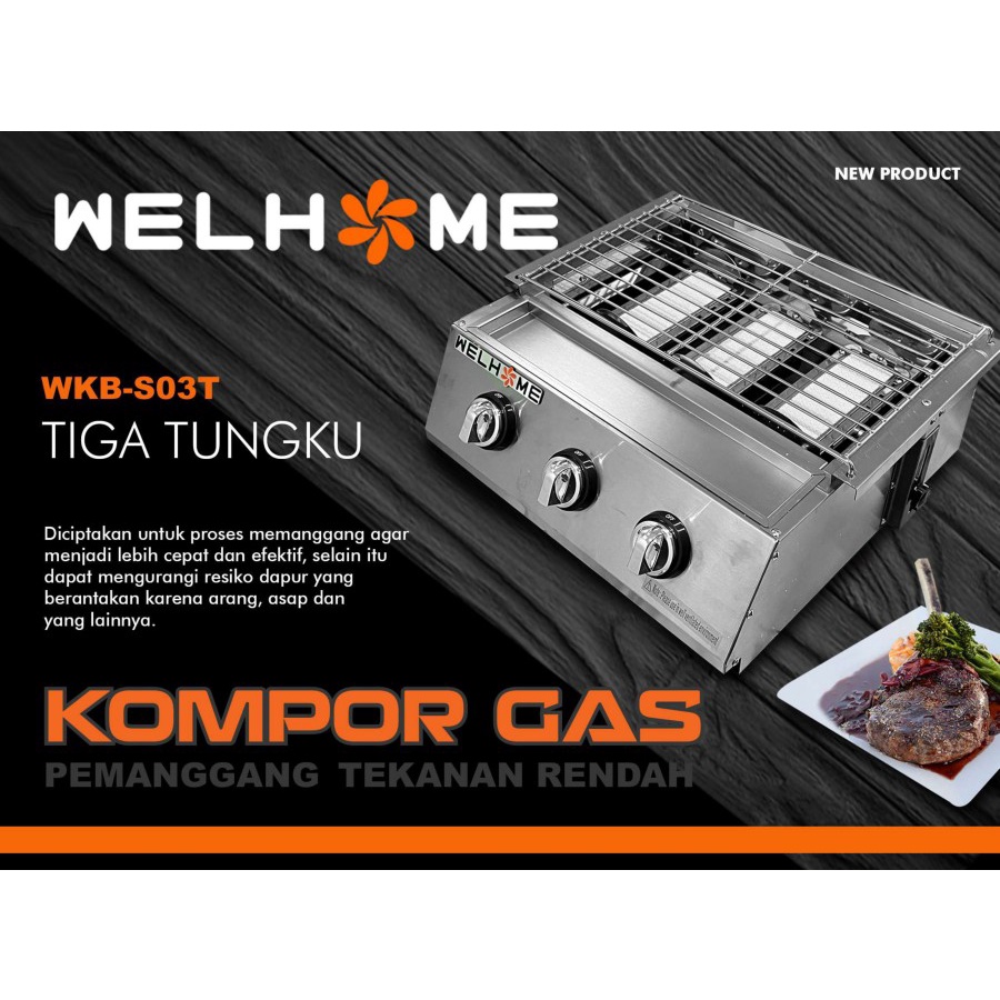 Jual Mesin Panggang Sosis Bakar Tungku Gas Roaster Kompor