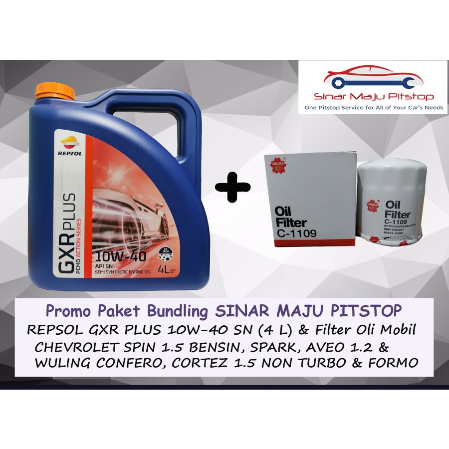 Jual Paket Bundling Oli Repsol Gxr Plus W Sn Semi Synthetic