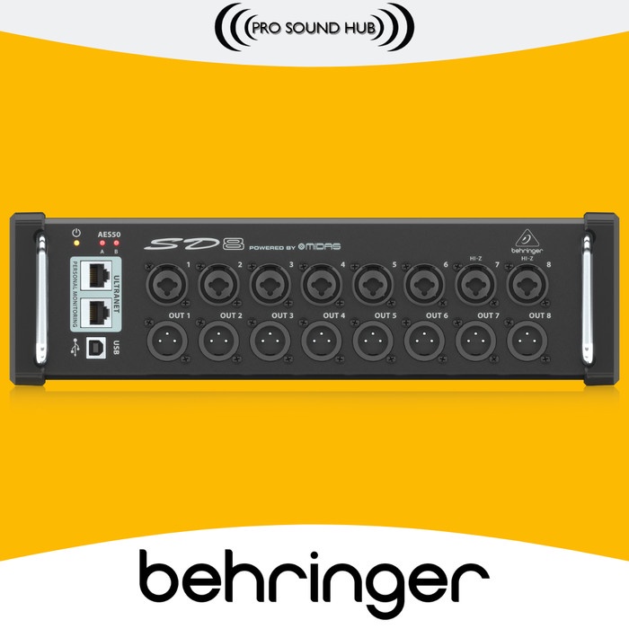 Jual Behringer Sd8 Sd 8 I O Stage Box With 8 Remote Controllable Midas