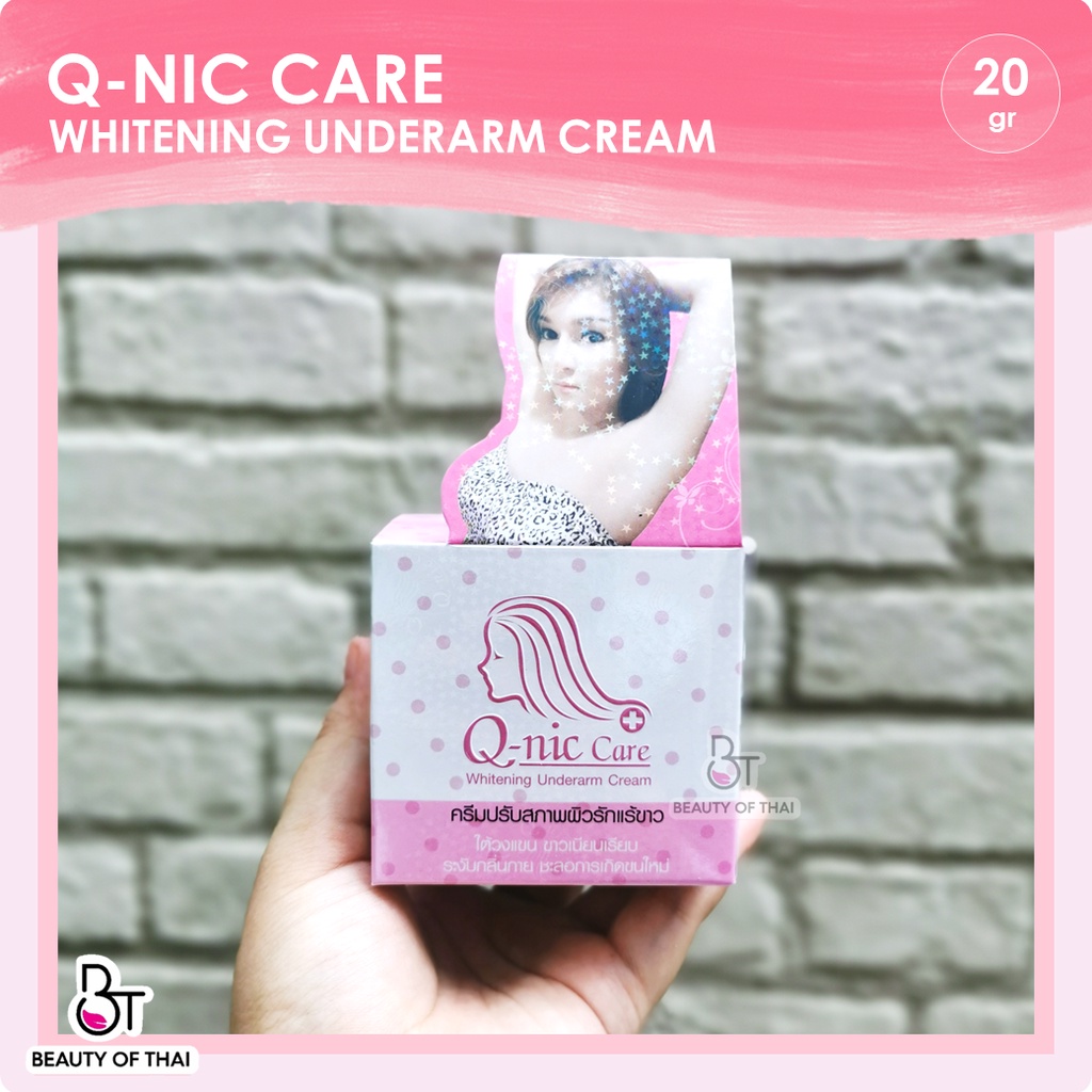 Jual Q NIC CARE QNIC UNDERARM WHITENING CREAM PEMUTIH KETIAK 20 Gr