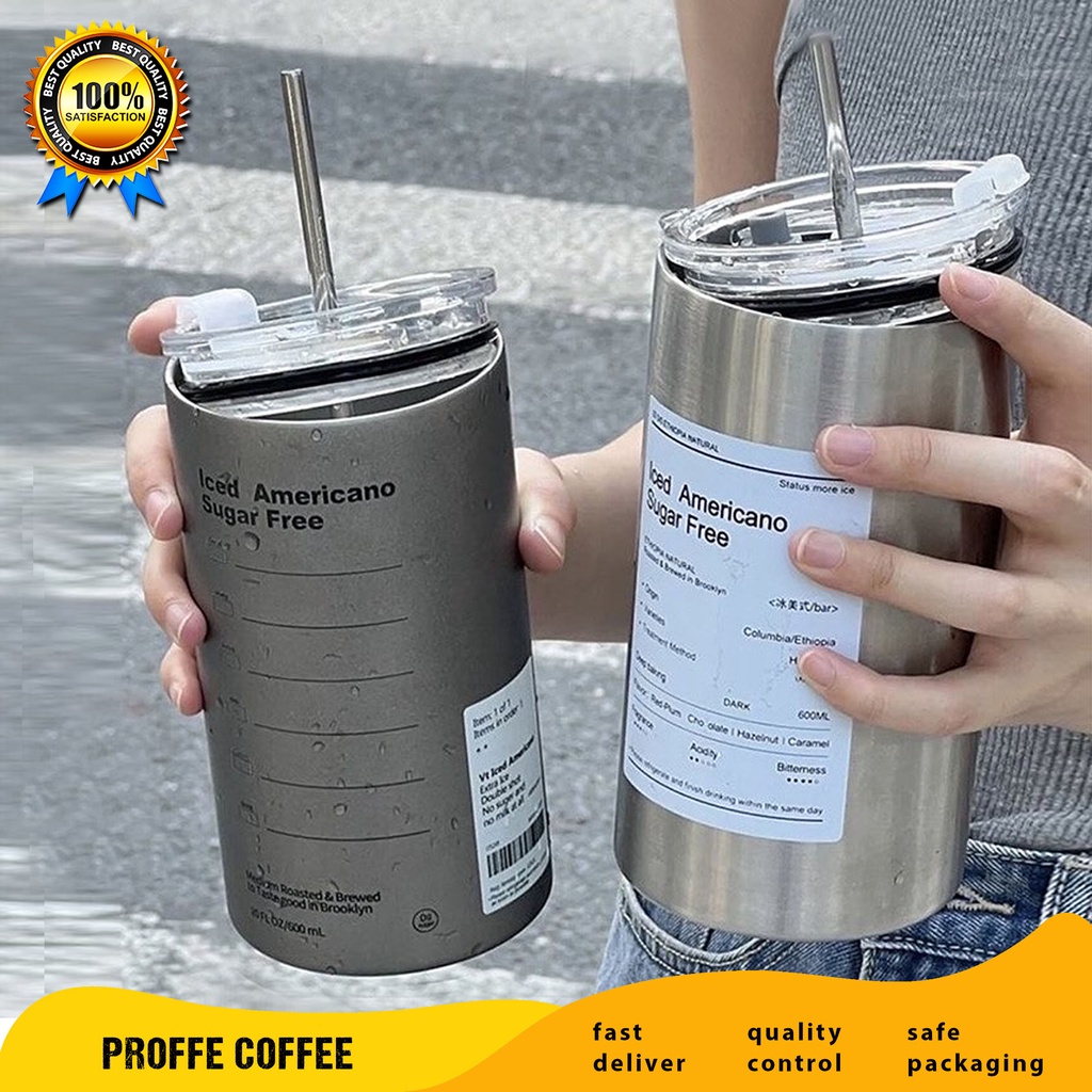 Jual Botol Minum Tumbler Stainless Steel Americano Untuk Kopi Teh Susu