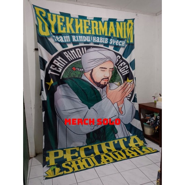 Jual Bendera Syekhermania Spanduk Full Printing Ukuran Besar Shopee