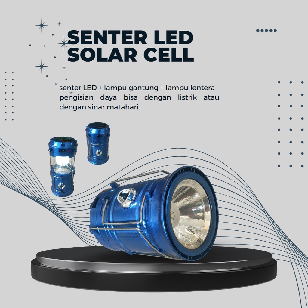 Jual Lampu Camping Solar Cell Usb Senter Led Lampu Tenda Kemah