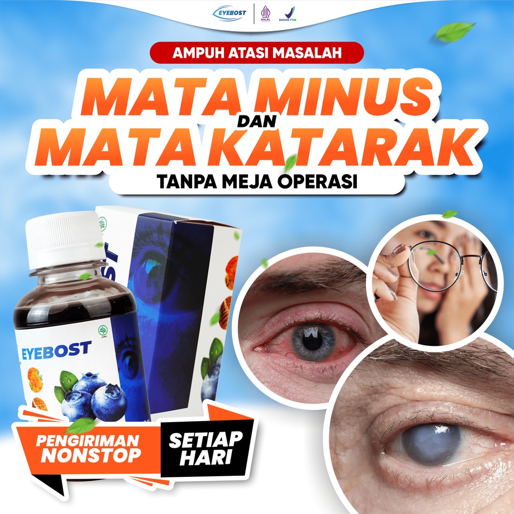 Jual EYEBOST Madu Herbal Vitamin Mata Minus Katarak Silinder Mata