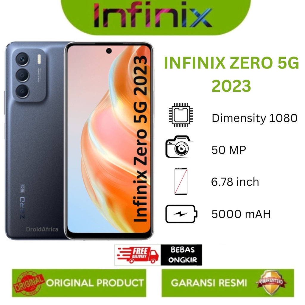 Jual INFINIX ZERO 5G 2023 8 256GB New 2023 50MP MAIN CAMERA