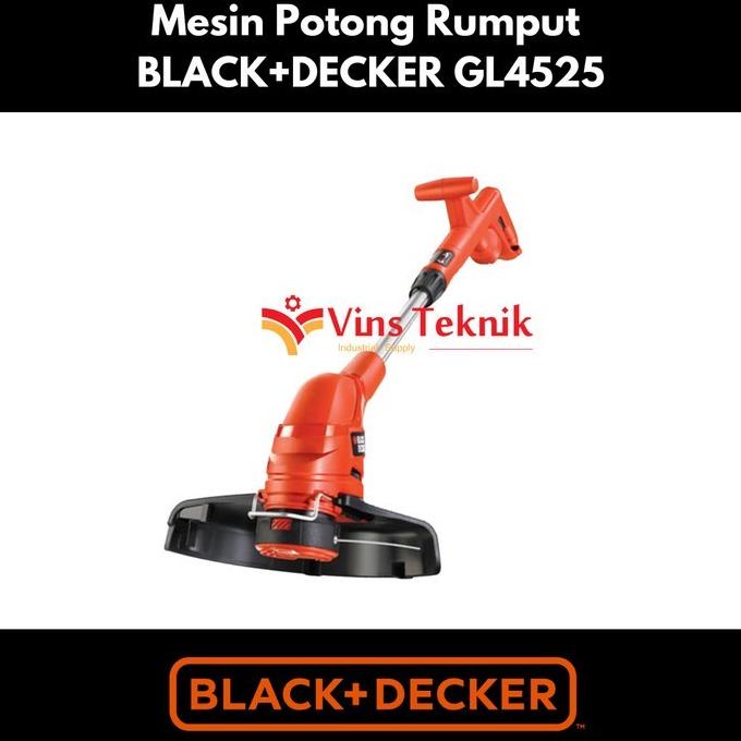 Jual Mesin Potong Rumput 450watt String Trimmer GL4525 Black Decker GL