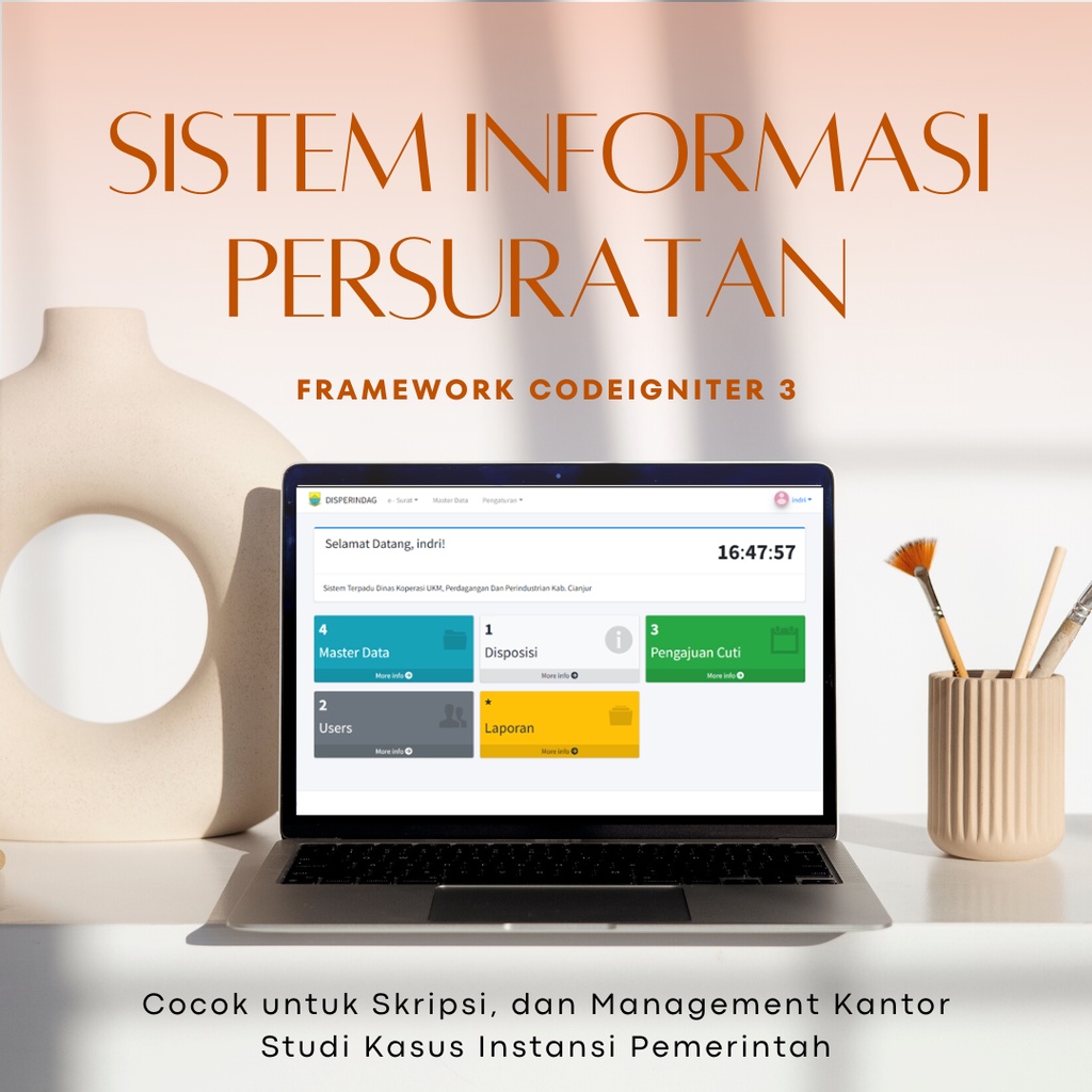 Jual Website Sistem Informasi Persuratan Shopee Indonesia