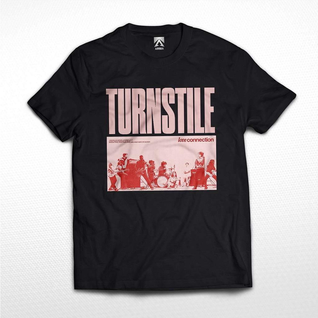 Jual Kaos Band Turnstile Love Connection Tshirt Musik Hardcore Punk