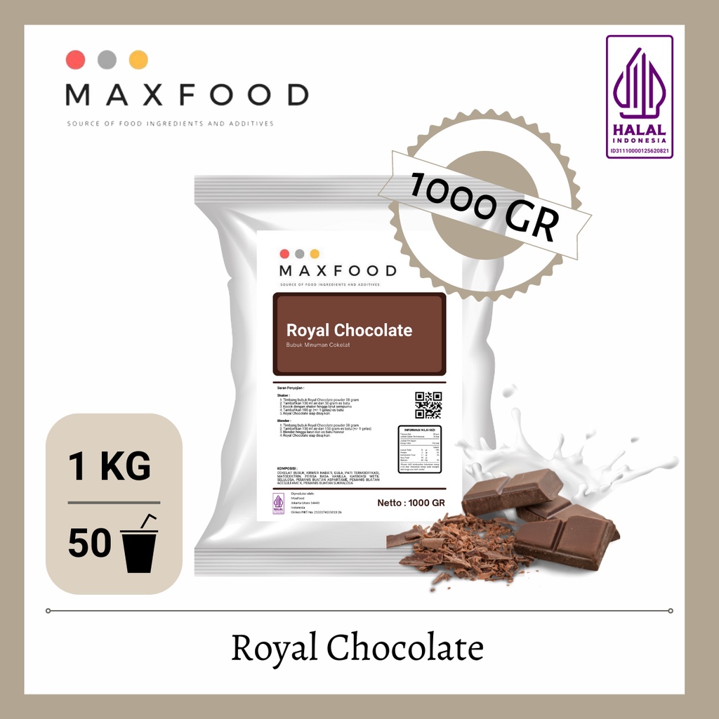 Jual Royal Chocolate Bubuk Minuman Rasa Royal Coklat Kg Shopee