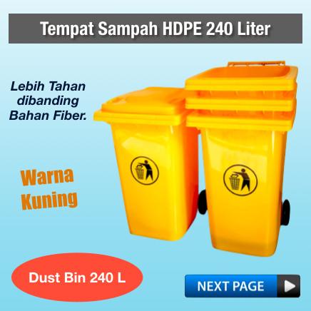 Jual Tempat Sampah Plastik KLEEN 240 L Plastic Dust Bin Shopee