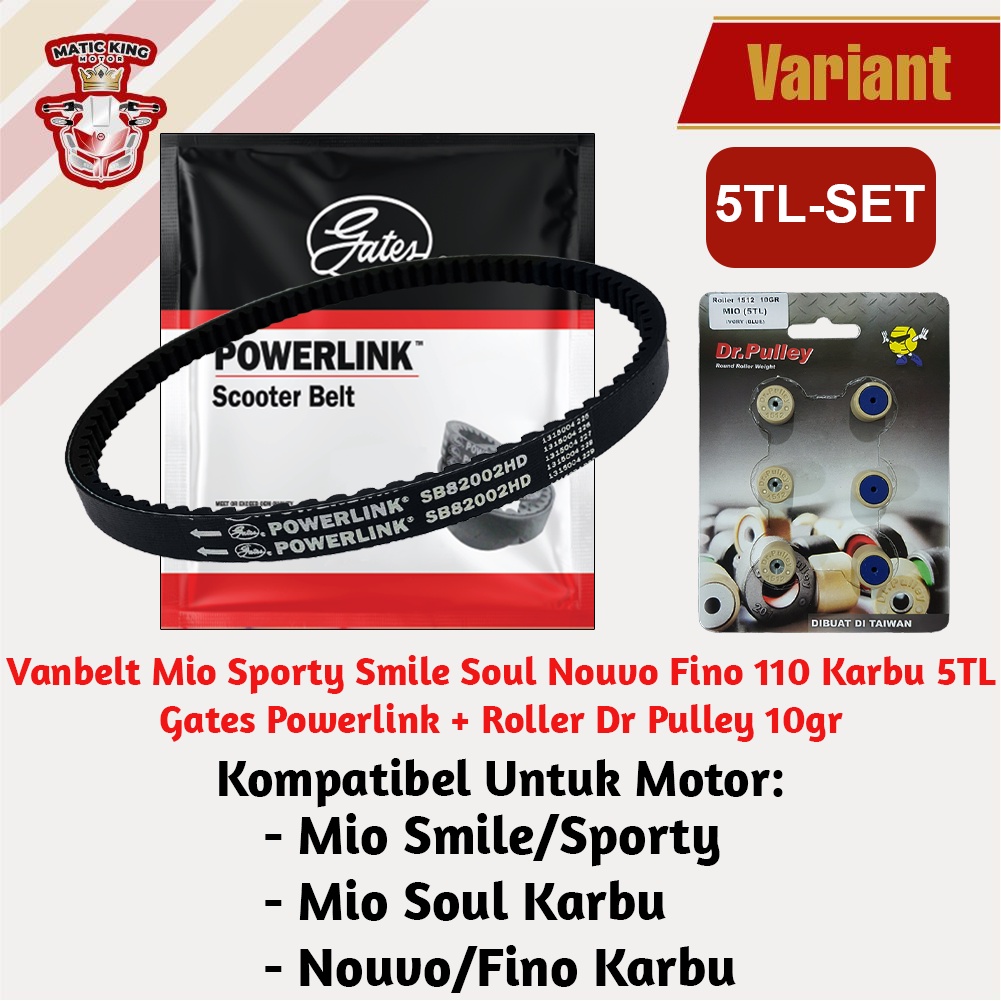 Jual V Belt Vanbelt Fanbelt Mio Sporty M3 J GT Soul Z Fino Freego Gates