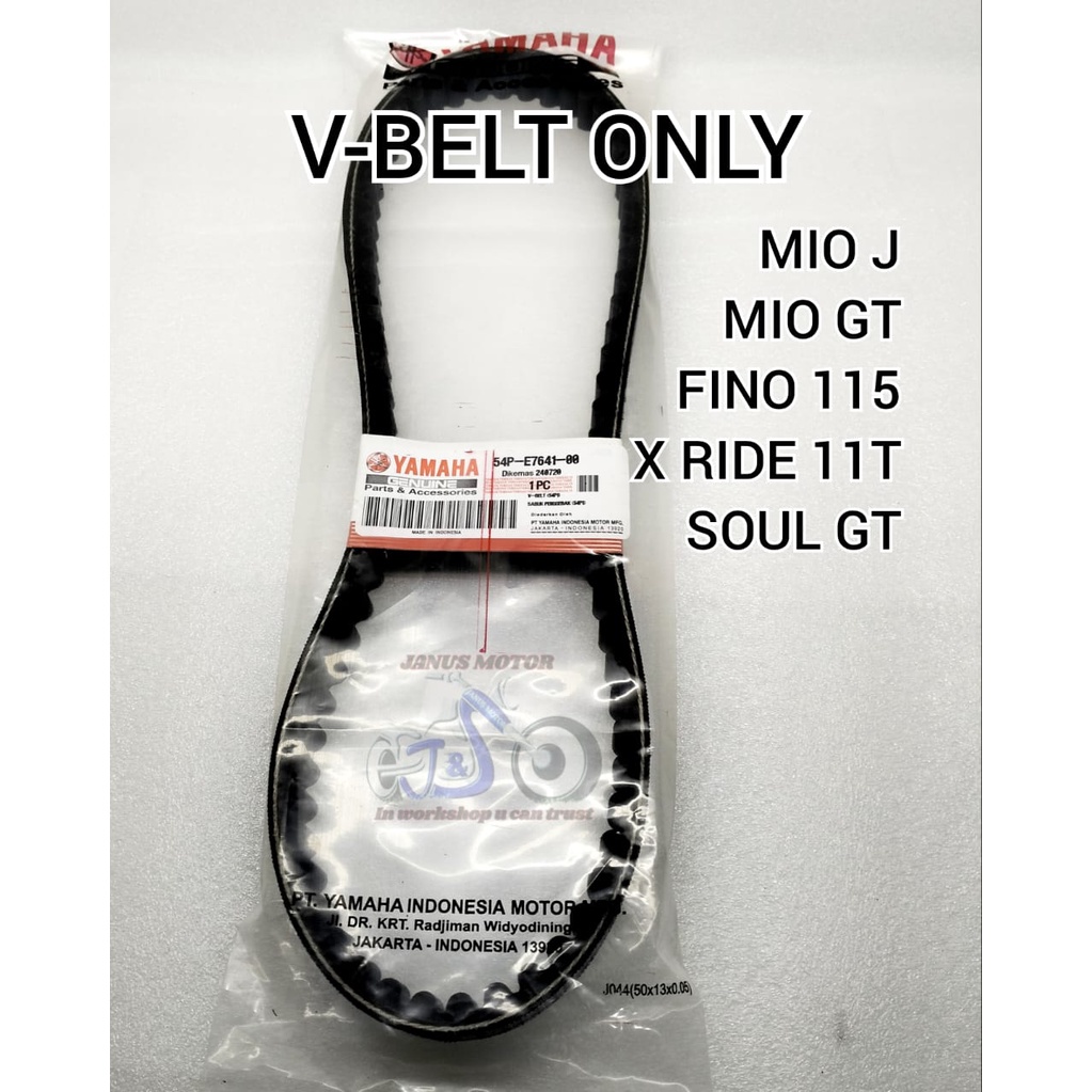 Jual Vanbelt Only Yamaha Mio J Gt X Ride Soul Gt Fino Kualitas Ori