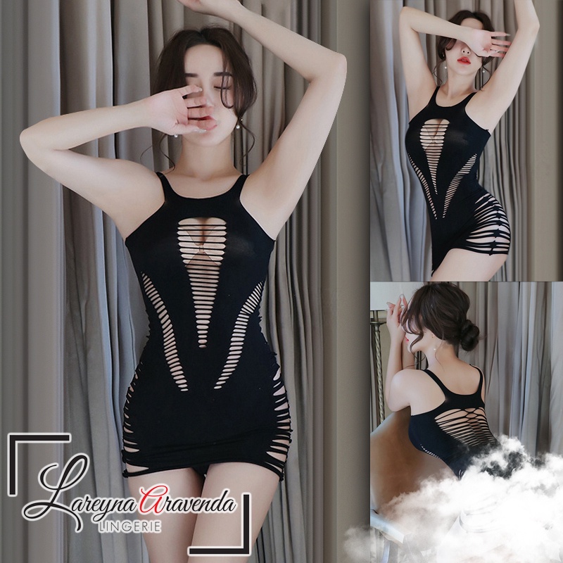 Jual Lareyna Aravenda Lingerie Body Stocking Fit All Size Model Tight