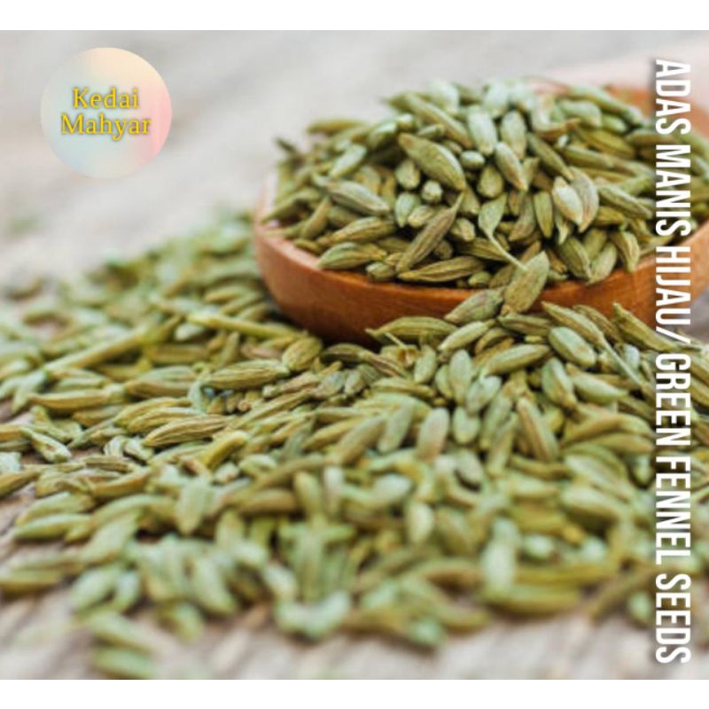 Jual Adas Manis Hijau Green Fennel Seeds 30g Shopee Indonesia