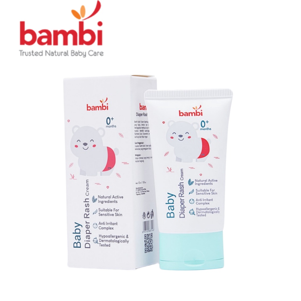 Jual Bambi Baby Diaper Rash Cream 50ml Krim Ruam Popok Pada Bayi