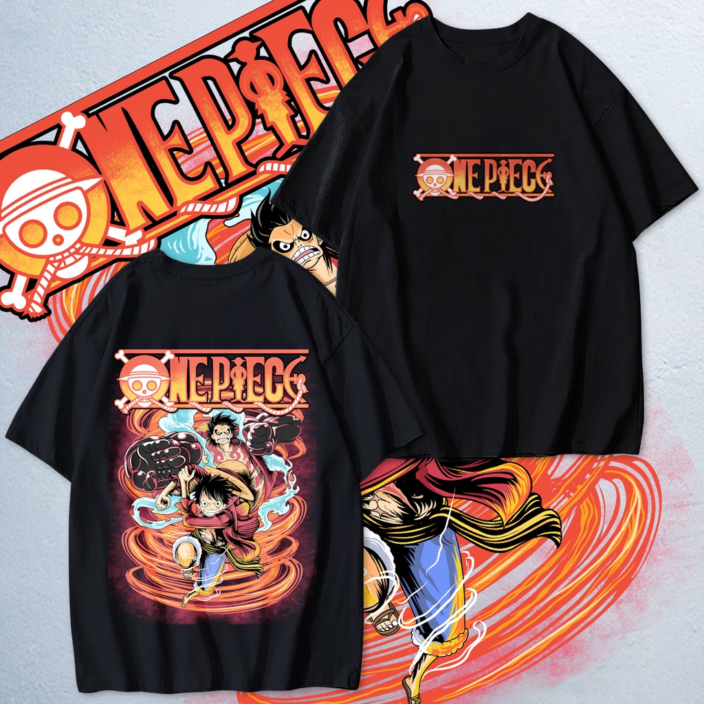 Jual Kaos Luffy Gear 5 GOD Nika Tshirt Anime One Piece Terbaru Kaos