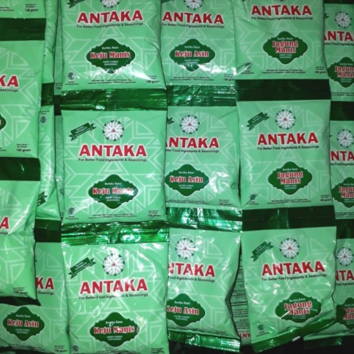 Jual Bumbu Tabur Antaka Rasa Keju Manis Per 1 Renceng Isi 10 Pcs 100gr