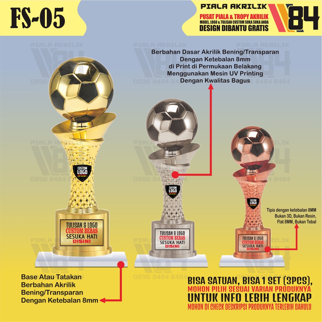 Jual PIALA BOLA PIALA FUTSAL PIALA SEPAK BOLA TROPHY BOLA TROPHY