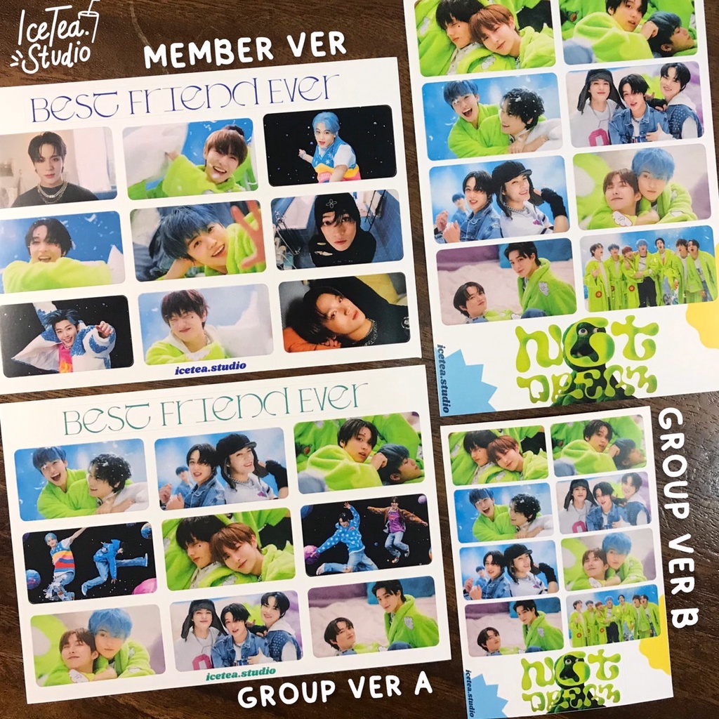 Jual Nct Dream Best Friend Ever Stickers Ver A Baca Deskripsi Heart