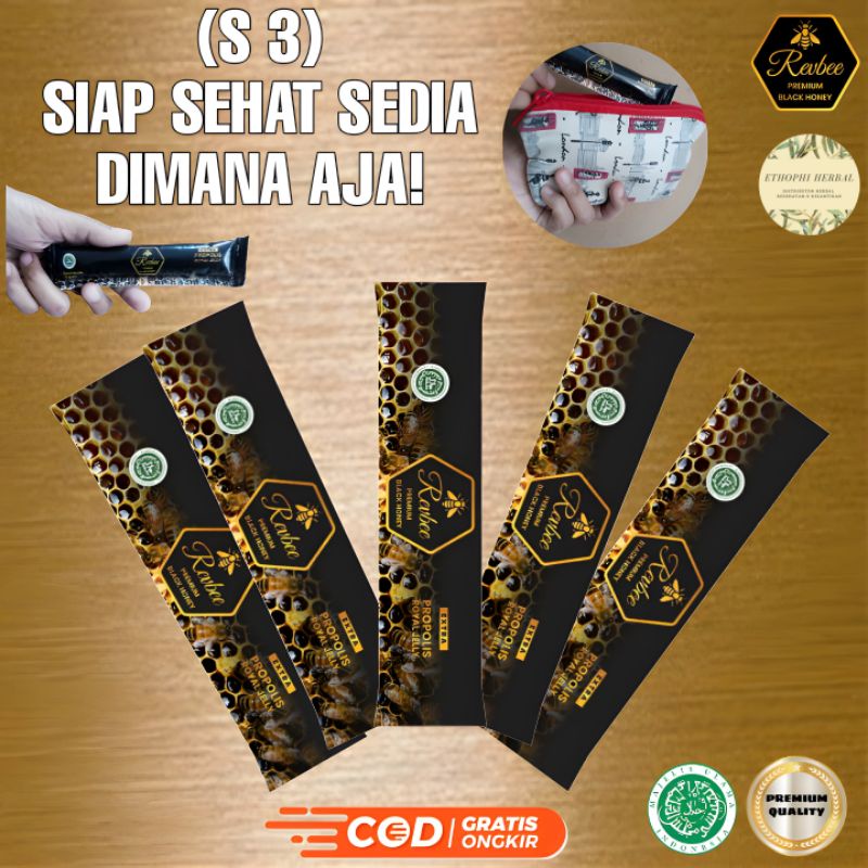 Jual Madu Revbee Sachet Stick Gr Madu Hitam Pahit Plus Propolis