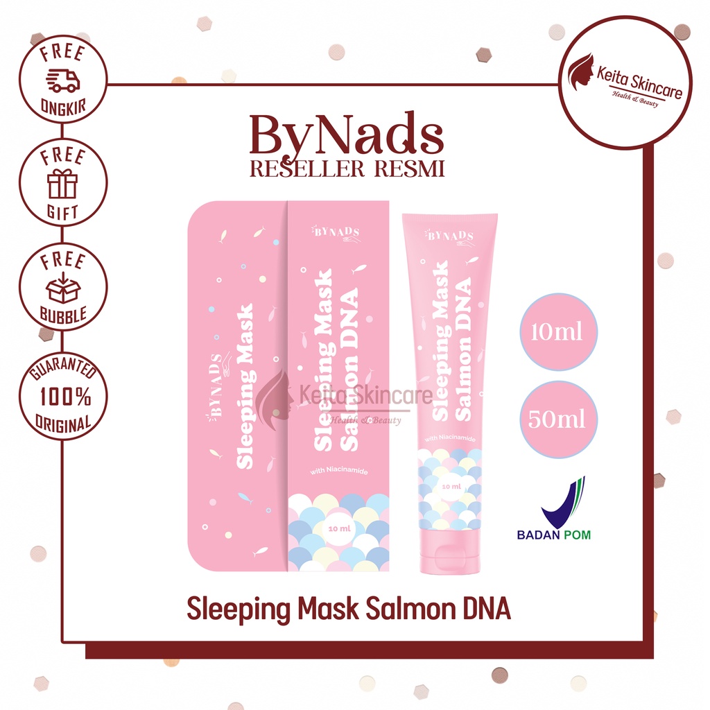 Jual ByNads Sleeping Mask Salmon DNA Sleeping Mask 3in1 Salmon DNA By