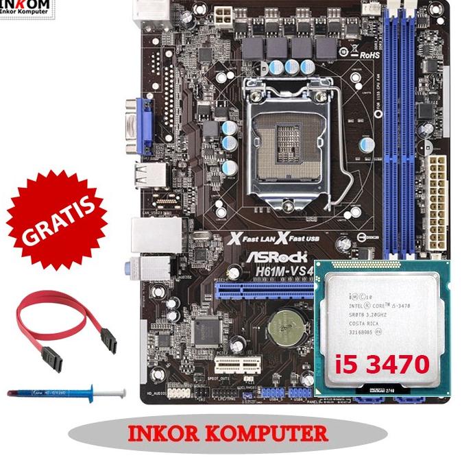 Jual Motherboard Mainboard Mobo H Lga Asrock I Shopee