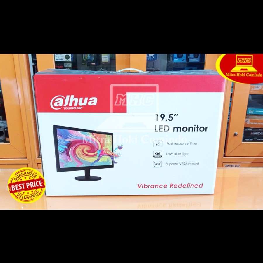 Jual MONITOR LED DAHUA 20 INCH DHI LM20 A200S WITH SPEAKER HDMI VGA