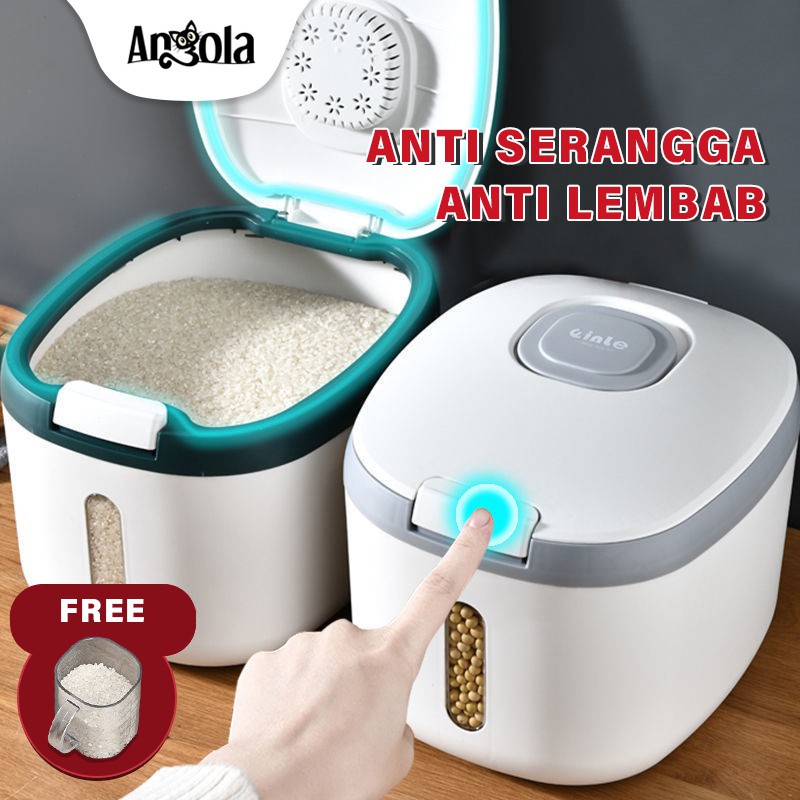 Jual Angola Dispenser Beras Termurah Rice Dispenser Tempat Wadah