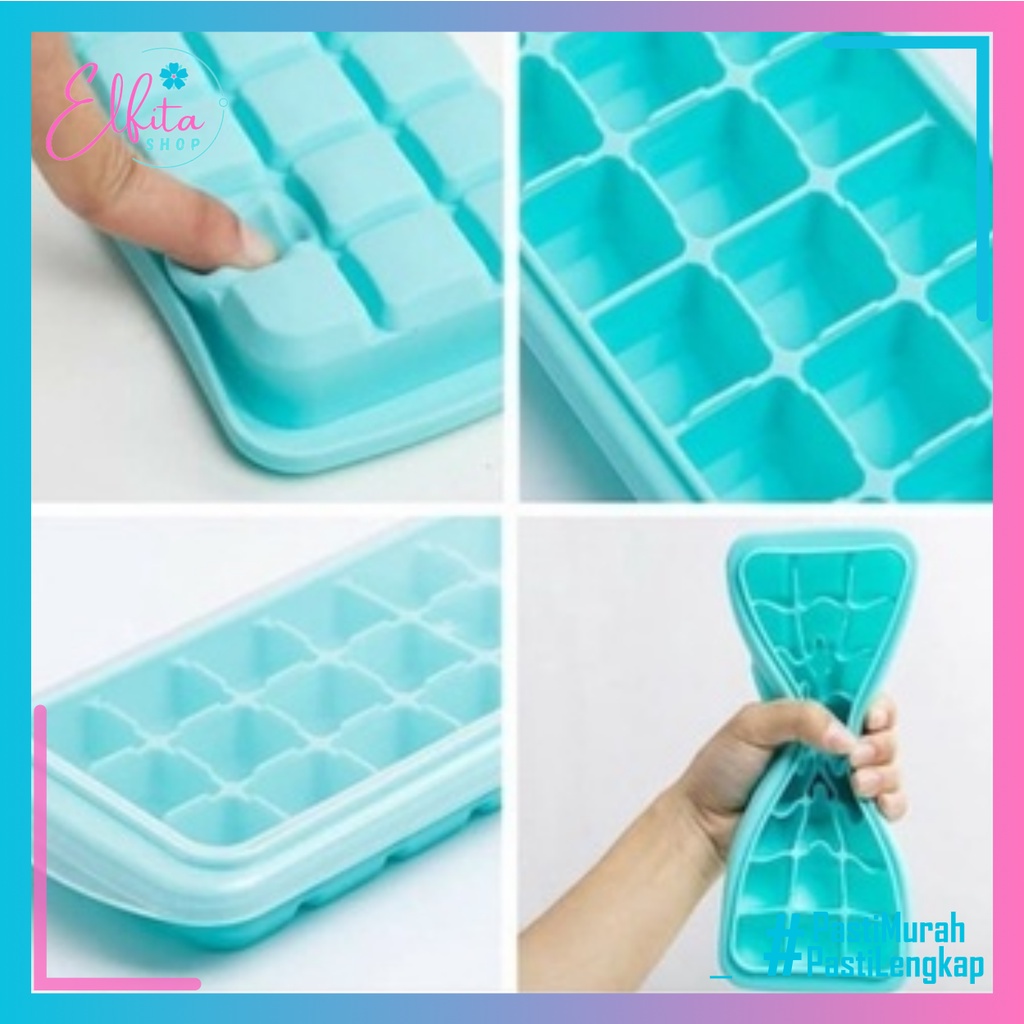 Jual Cetakan Es Batu Penutup Kotak Ice Cube Tray Cetakan Es Dan