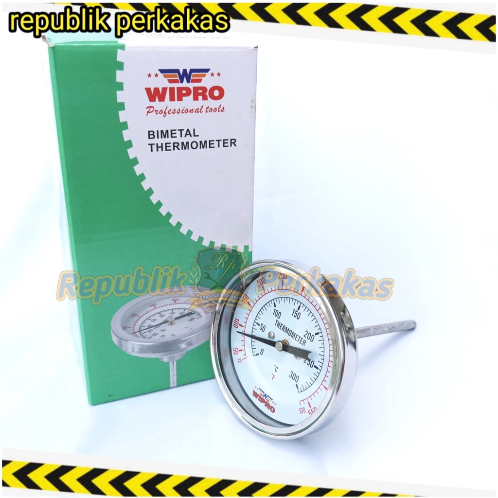 Jual Wipro Bimetal Thermometer Termometer Payung Wipro 3 Inch 300cc 3