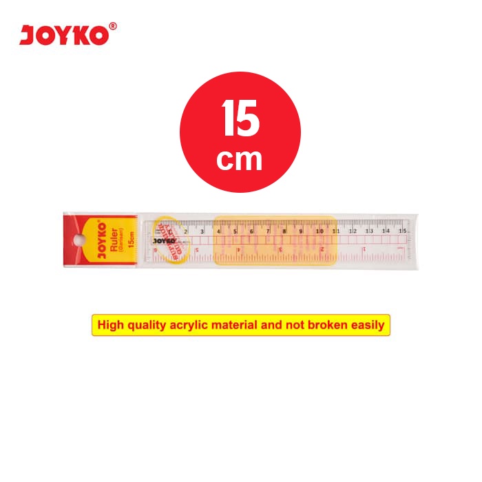 Jual Acrylic Ruler Penggaris Joyko Rl Ac Cm Cm Shopee