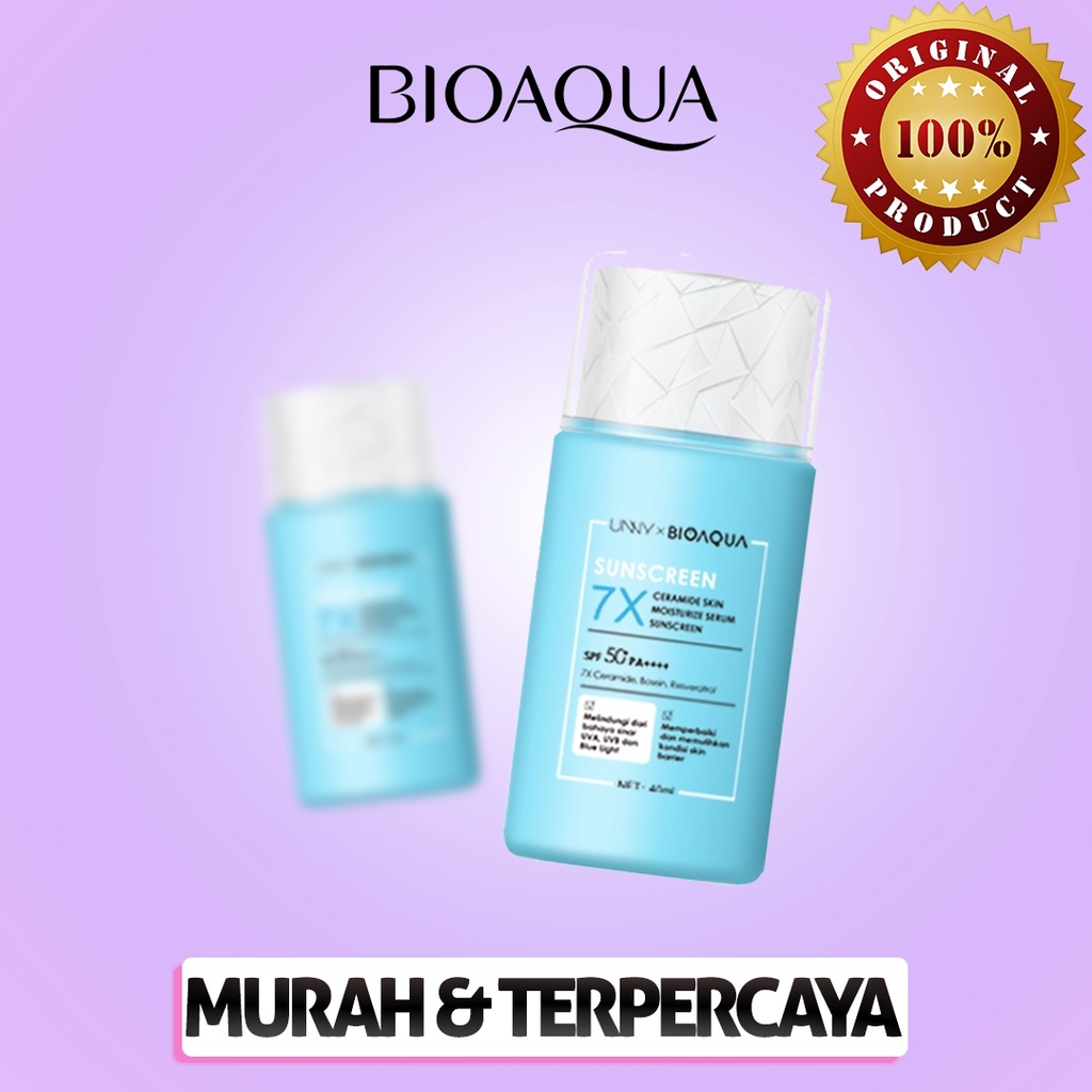 Jual Bioaqua X Ceramide Skin Barrier Repair Moisturize Serum Sunscreen